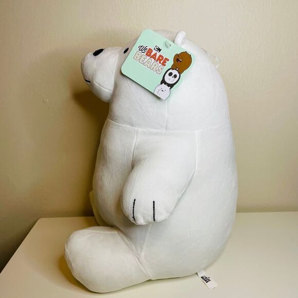 NWT BIG We Bare Bears White Polar Bear 14” plushie Soft and Squishy - Picture 4 of 6